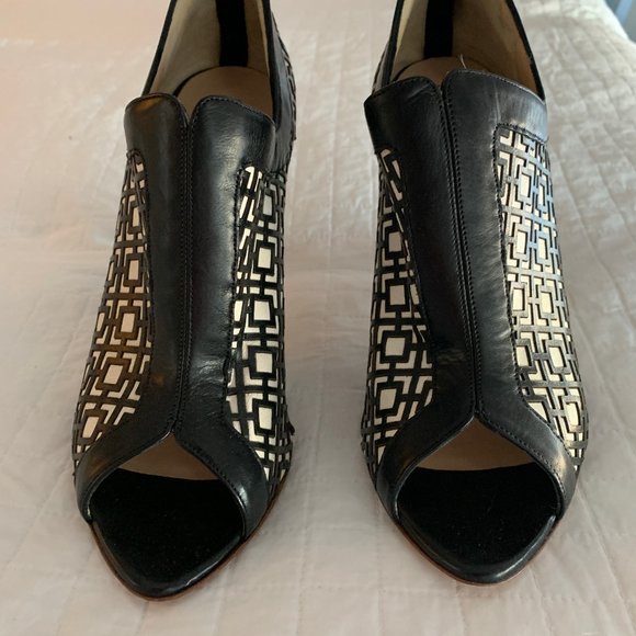 Nicholas Kirkwood Open Toe Leather Booties - Picture 3 of 4